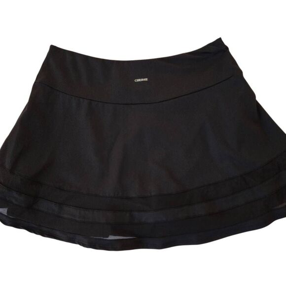 Chrissie By Tail Womens Black Tennis Pickleball Skort Size Medium - Picture 4 of 10